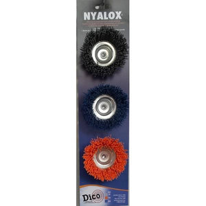 Dico 3 Piece Nyalox Cup Brushes