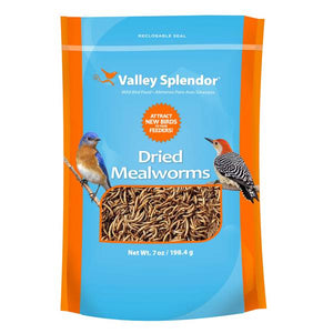 Valley Splendor 7 oz Dried Mealworms