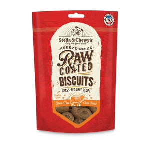 Stella & Chewy's 9 oz Raw Coated Grass Fed Beef Recipe Biscuits