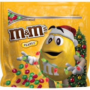 M&M's 38 oz Christmas Peanut Party Size