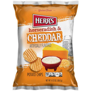 Herr's 6.5 oz Horseradish and Cheddar Chips