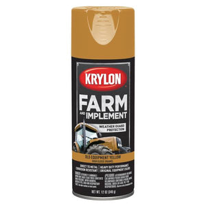Krylon 12 oz Old Equipment Yellow High Gloss Farm and Implement Spray Paint