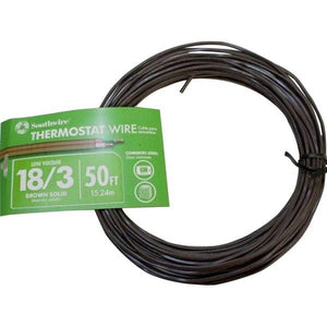 Southwire 50' 18/3 Brown Solid Thermostat Wire
