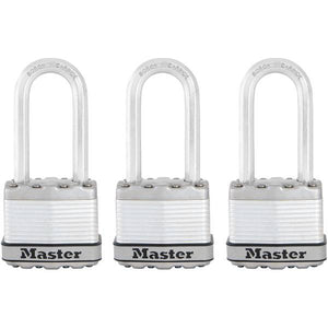 Master Lock 3-Pack 1-3/4" Laminated Steel Padlocks