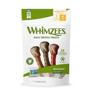 Whimzees 7 Count Medium Daily Dental Treats