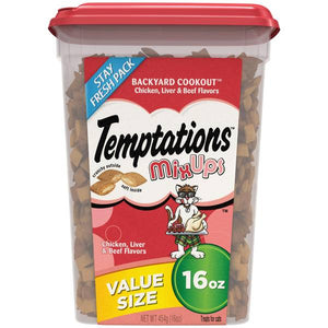 Temptations 16 oz MixUps Backyard Cookout Cat Treats
