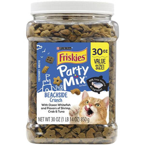 Friskies 30 oz Party Mix Beachside Crunch Cat Treats