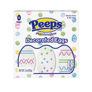 Peeps 6-Count Decorated Marshmallow Eggs