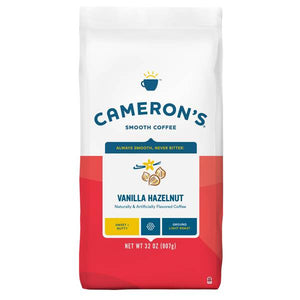 Cameron's Coffee 32 oz Vanilla Hazelnut Ground Coffee