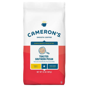 Cameron's Coffee 32 oz Toffee Southern Pecan Whole Bean