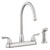 AquaVista 2-Handle High Arc Kitchen Faucet with Side Sprayer