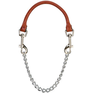 Weaver Livestock 28" Leather and Chain Goat Collar