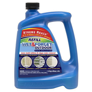 Wet & Forget 48 oz Hose End Refill Moss Mold Mildew and Algae Remover