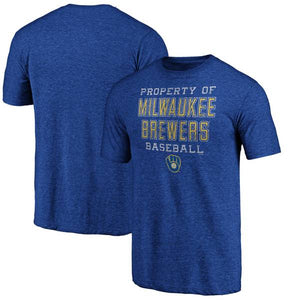 MLB Men's Short Sleeve Milwaukee Brewers Tall Team Tee