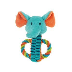 Chomper Mini Dog Toy Twist Elephant Rope