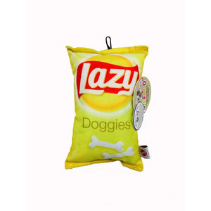 SPOT Lazy Doggies Fun Food Chips Dog Toy