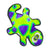Outward Hound Invincibles Gecko Dog Toy