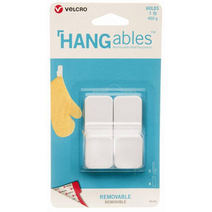 VELCRO 2-Pack HANGables 1 lb Removable Small Hooks
