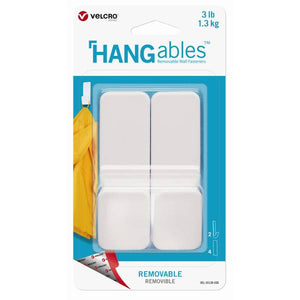 VELCRO 2-Pack HANGables 3 lb Removable Medium Hooks