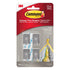 Command Small Stainless Steel Metal Hooks