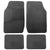 Michelin 4-Piece Black Carpet Mat Set