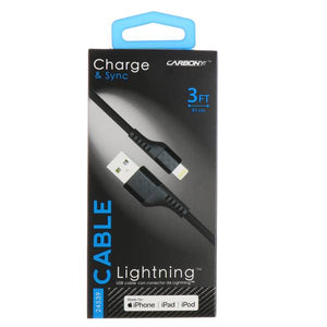 CARBON XT 3' Duracord Lightning Cable