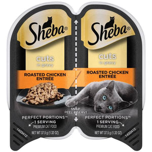 Sheba 2.65 oz Perfect Portions Chicken Cuts Cat Food