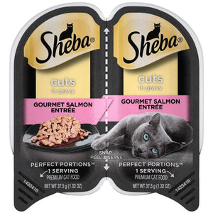 Sheba 2.65 oz Perfect Portions Salmon Cuts Cat Food