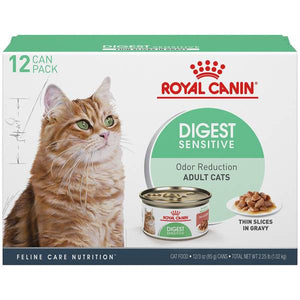 Royal Canin 12-Pack 3 oz Digest Sensitive Thin Slices in Gravy Cat Food