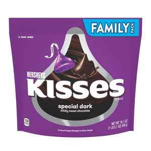 Hershey's Kisses 16.1 oz Dark Mildly Sweet Chocolates