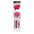 NCAA Wisconsin Badgers Retro Decal 3-Pack Set