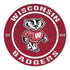 NCAA Wisconsin Badgers Classic 20"x20" Circle Sign