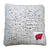 Logo Chair Wisconsin Badgers Frosty Throw Pillow