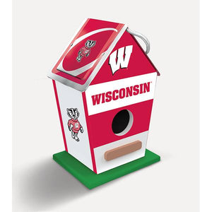 NCAA Wisconsin Badgers Birdhouse