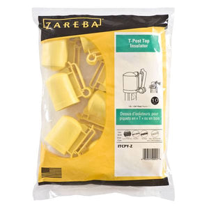 Zareba Yellow 10-Pack T-Post Safety Cap and Insulators