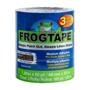 Frog Tape 3 Pack 1.88" Pro Grade Painter's Tape