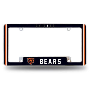 NFL Chicago Bears All Over License Plate Frame