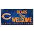 NFL Fan Creations Chicago Bears 6"x12" Fans Welcome Wood Sign