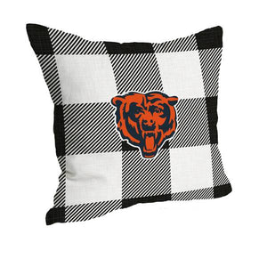 NFL Chicago Bears 18"x18" Buffalo Check Plaid Decor Pillow