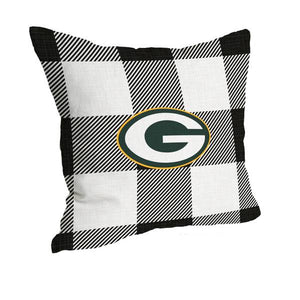 NFL Green Bay Packers 18"x18" Buffalo Check Plaid Pillow