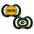 NFL 2-Pack Green Bay Packers Pacifiers