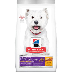 Hill's Science Diet 30 lb Adult Sensitive Stomach & Skin Small Bites Dry Dog Food