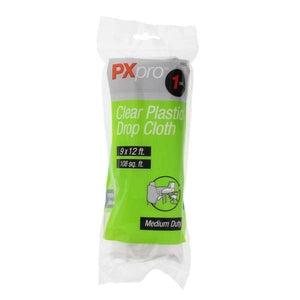 PXpro 9'x12' Plastic 1 MIL Drop Cloth