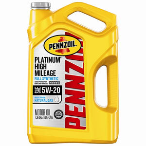 Pennzoil 5 Qt High Mileage 5W-20 Full Synthetic Motor Oil