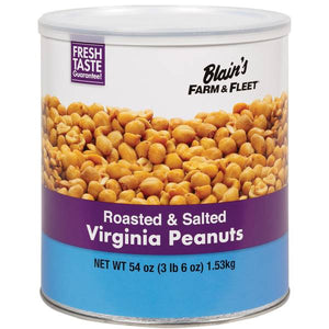 Blain's Farm & Fleet 54 oz Roasted & Salted Virginia Peanuts Tin