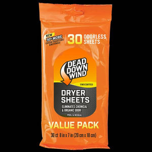 Dead Down Wind 30-Count Dryer Sheets Value Pack