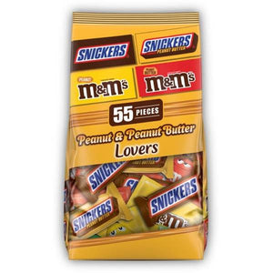 Mars 55-Piece Peanut Butter Lovers Variety Mix