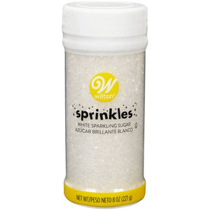 Wilton 8 oz White Sugar Sprinkles