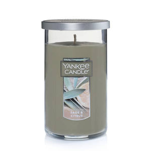 Yankee Candle 12 oz Sage & Citrus Pillar Candle