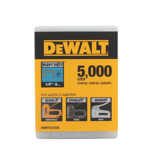 DEWALT 5,000-Pack 1/4" Heavy Duty Staples